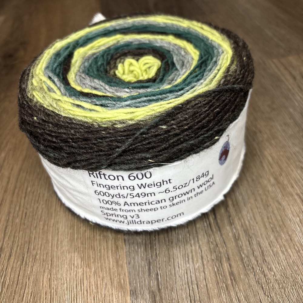 Jill Draper Makes Stuff Rifton 600 Spring V3 Fingering Weight American Wool 600y - Picture 5 of 7